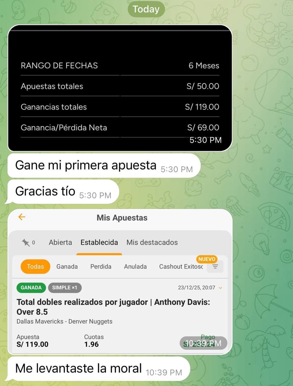 Testimonio de resultado 2